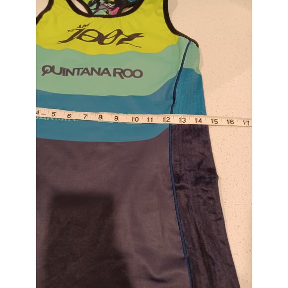ZOOT Women's Racerback Triathlon tank top with a built-in bra Size Large - Picture 5 of 5